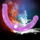 13.78in Double Ended Dildo Flexible Vibrating Double Penetration Dildo