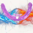 13.78in Double Ended Dildo Flexible Vibrating Double Penetration Dildo