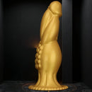 13.78in Golden Soft Silicone Big Fantasy Highquality Material Dildo