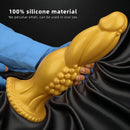 13.78in Golden Soft Silicone Big Fantasy Highquality Material Dildo