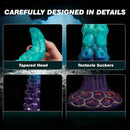 13.78in Soft Silicone Fantasy Long Tentacle Octopus Monster Dildo
