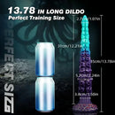 13.78in Soft Silicone Fantasy Long Tentacle Octopus Monster Dildo