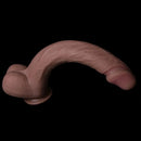 13.78in Super Realistic Skin Silicone Soft Female Male Long Huge Dildo