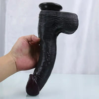 13.78in Ultra-Realistic Silicone Soft Big Huge Dildo With 3.15" Glans