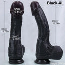 13.78in Ultra-Realistic Silicone Soft Big Huge Dildo With 3.15" Glans