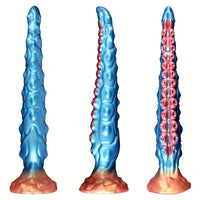 13.7in Big Long Real Tentacle Silicone Soft Dildo Penis Anal Expander