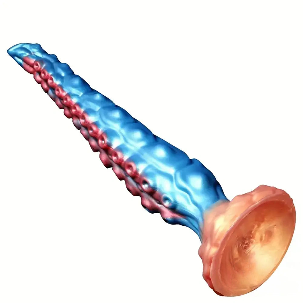 13.7in Big Long Real Tentacle Silicone Soft Dildo Penis Anal Expander