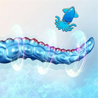 13.7in Big Long Real Tentacle Silicone Soft Dildo Penis Anal Expander