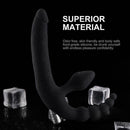 13.8in Triple Dildo With Butt Plugs Sex Toy For Vagina Anus Sex