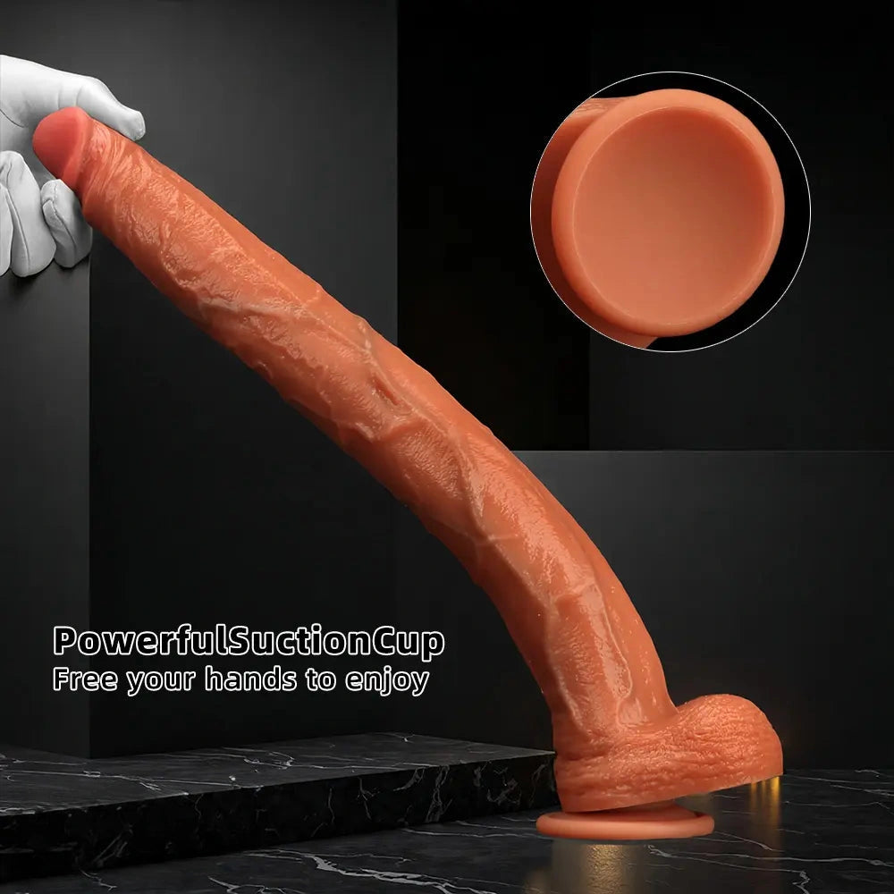 13.97in 15.94in Super Long Huge Silicone Dildo Adult Pleasure Sex Toy