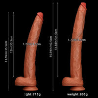 13.97in 15.94in Super Long Huge Silicone Dildo Adult Pleasure Sex Toy