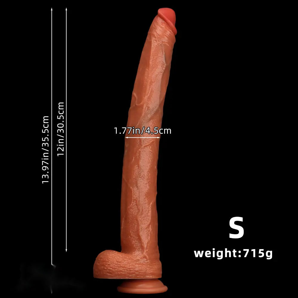 13.97in 15.94in Super Long Huge Silicone Dildo Adult Pleasure Sex Toy