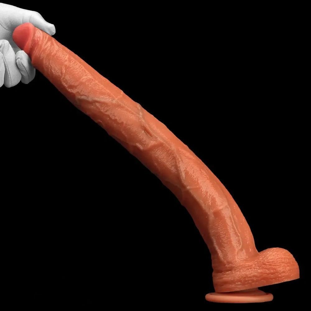 13.97in 15.94in Super Long Huge Silicone Dildo Adult Pleasure Sex Toy