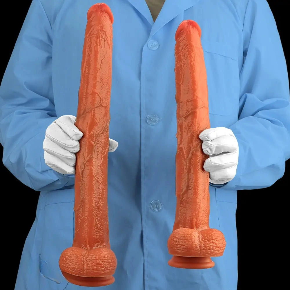 13.97in 15.94in Super Long Huge Silicone Dildo Adult Pleasure Sex Toy