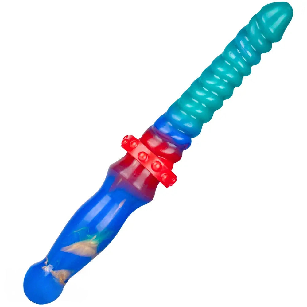 13.97in Dual Heads Silicone Big Long Knot Dildo Pleasure Enhancer