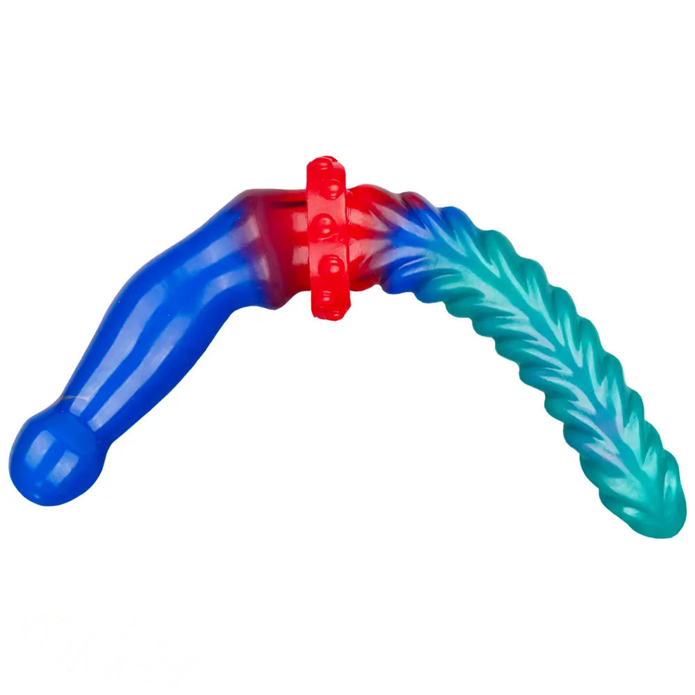 13.97in Dual Heads Silicone Big Long Knot Dildo Pleasure Enhancer