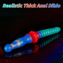 13.97in Dual Heads Silicone Big Long Knot Dildo Pleasure Enhancer