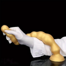 13.97in Long Anal Beads Soft Silicone Butt Plug Thread Prostate Massage