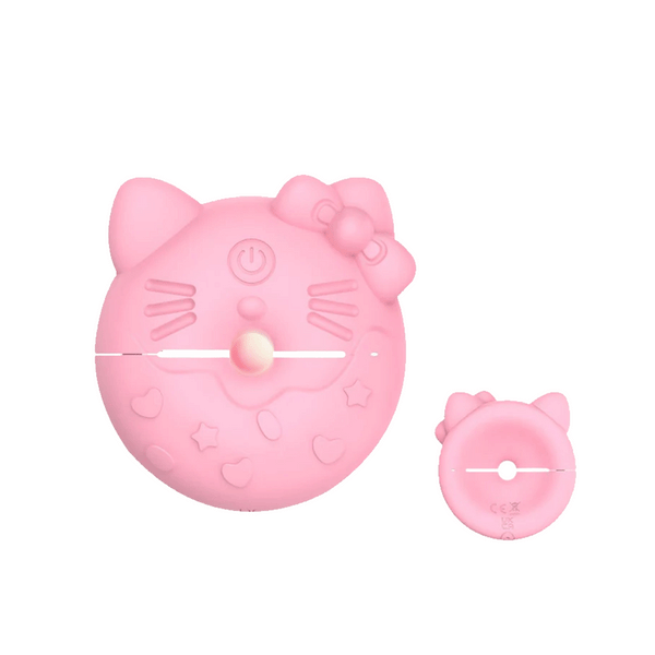 Kitty Cat Nipple Clamp Vibrators Breast Massager with Remote Control
