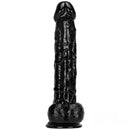 13in 10.23in Smoothly Curved Big Black Dildo Sex Toy For Adults