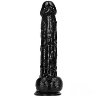 13in 10.23in Smoothly Curved Big Black Dildo Sex Toy For Adults