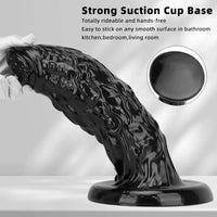 13in Alien PVC Black Long Simulation Super Large Penis Dragon Thick Dildo