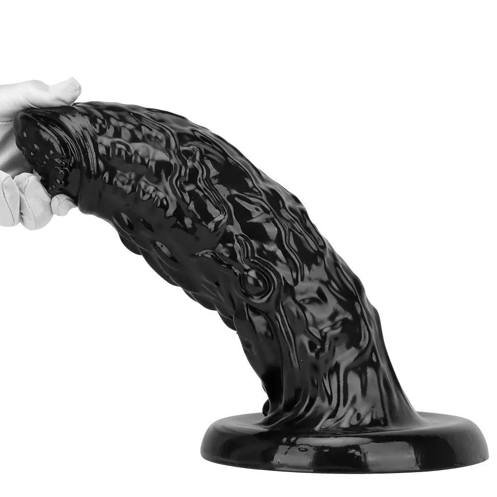 13in Alien PVC Black Long Simulation Super Large Penis Dragon Thick Dildo