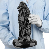 13in Alien PVC Black Long Simulation Super Large Penis Dragon Thick Dildo