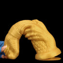 13in Golden Silicone Fist Large Prosthetic Arm Hand Dildo For Fist Play