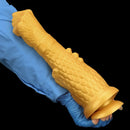 13in Golden Silicone Fist Large Prosthetic Arm Hand Dildo For Fist Play