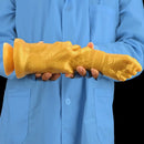 13in Golden Silicone Fist Large Prosthetic Arm Hand Dildo For Fist Play