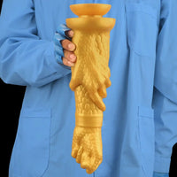 13in Golden Silicone Fist Large Prosthetic Arm Hand Dildo For Fist Play