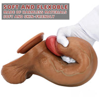 13in Huge Long Realistic Soft Silicone Cock Dildo For Women