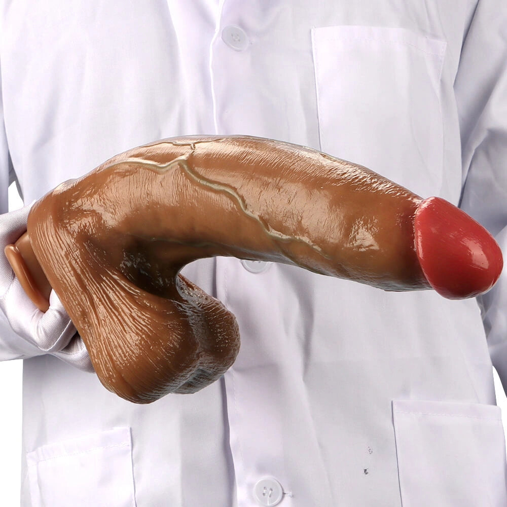 13in Huge Long Realistic Soft Silicone Cock Dildo For Women