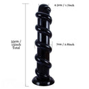 13in Long Spiral Huge Anal Dildo Anal Plug Female Male Sex Toy
