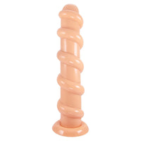 13in Long Spiral Huge Anal Dildo Anal Plug Female Male Sex Toy