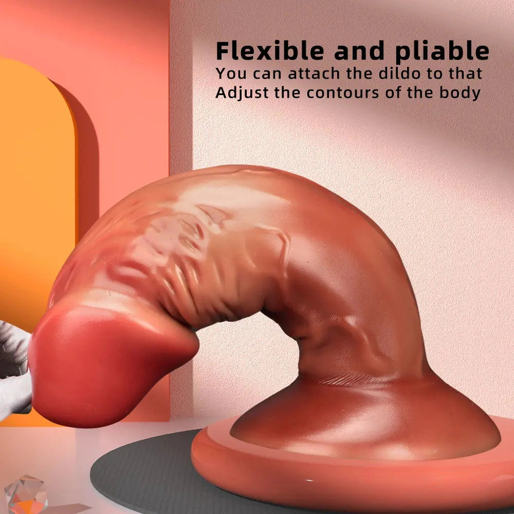 13in Real Looking Super Long Big Thick Silicone Soft Dildo For Gay