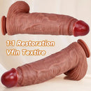 13in Super Real Huge Thick Silicone Dildo Couples Sexual Play Unisex Toy