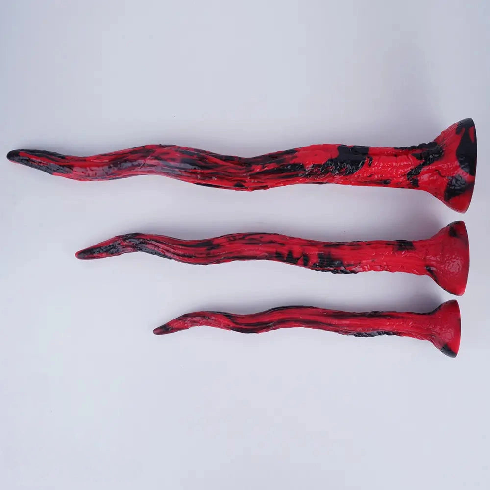 14.17in 17.91in 22.05in Super Long Big Tentacle Soft Silicone Dildo For Clit