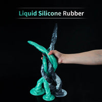 14.17in 18.9in Deepsea Tentacle Octopus Silicone Soft Big Long Dildo Cock