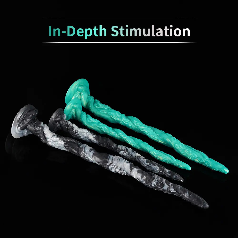 14.17in 18.9in Deepsea Tentacle Octopus Silicone Soft Big Long Dildo Cock