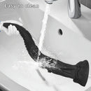 14.17in 19.3in 23.62in Long Huge Black Octopus Tentacle Silicone Soft Dildo