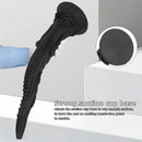 14.17in 19.3in 23.62in Long Huge Black Octopus Tentacle Silicone Soft Dildo
