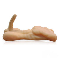 8.27in Huge Lifelike TPE Dildo 18.3lb Male Sex Toy Torso