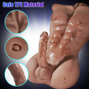 8.27in Huge Lifelike TPE Dildo 18.3lb Male Sex Toy Torso