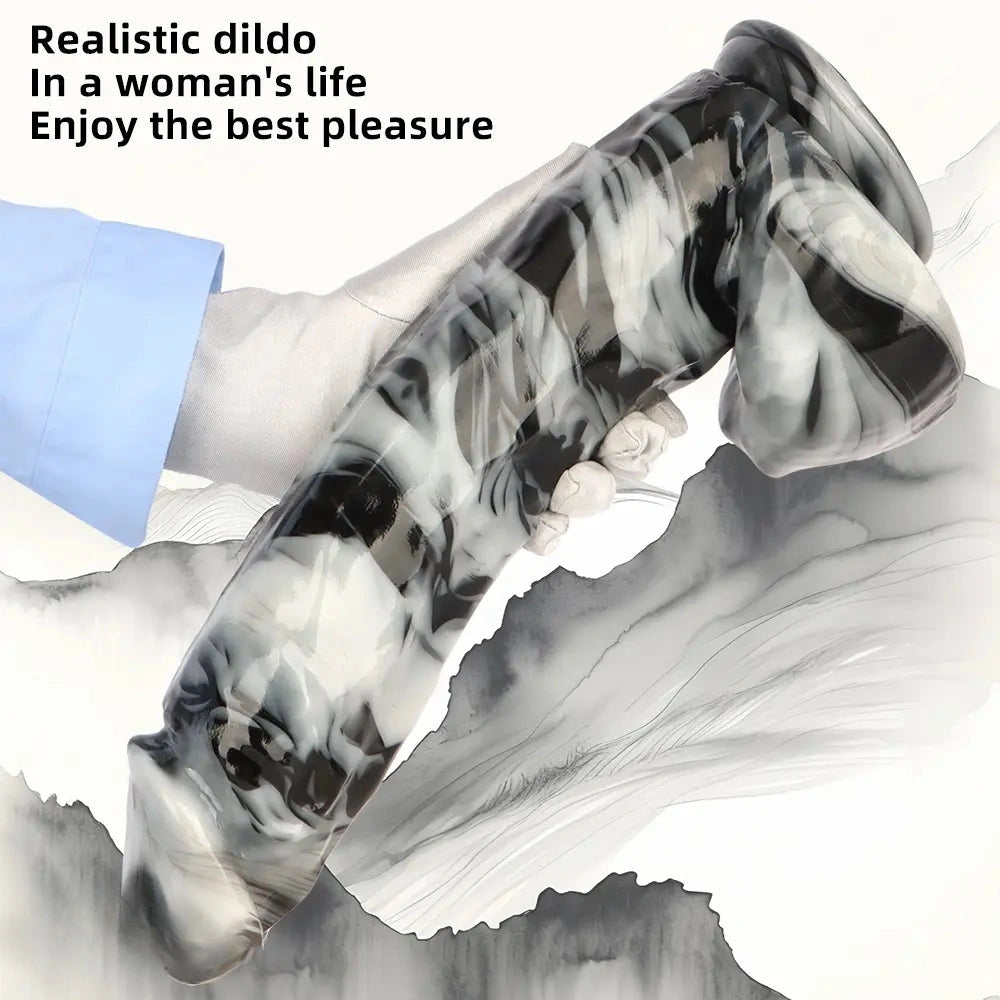 14.17in Huge Thick Long PVC Dildo Intimate Fun Adult Toy For Women Men