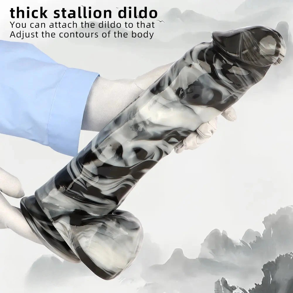 14.17in Huge Thick Long PVC Dildo Intimate Fun Adult Toy For Women Men