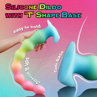14.17in Long Beads Silicone Soft Luminous Dildo Adult Pleasure Sex Toy