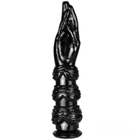 14.17in Real Lifelike Thick Big Black Hands Dildo With Fist For Sex