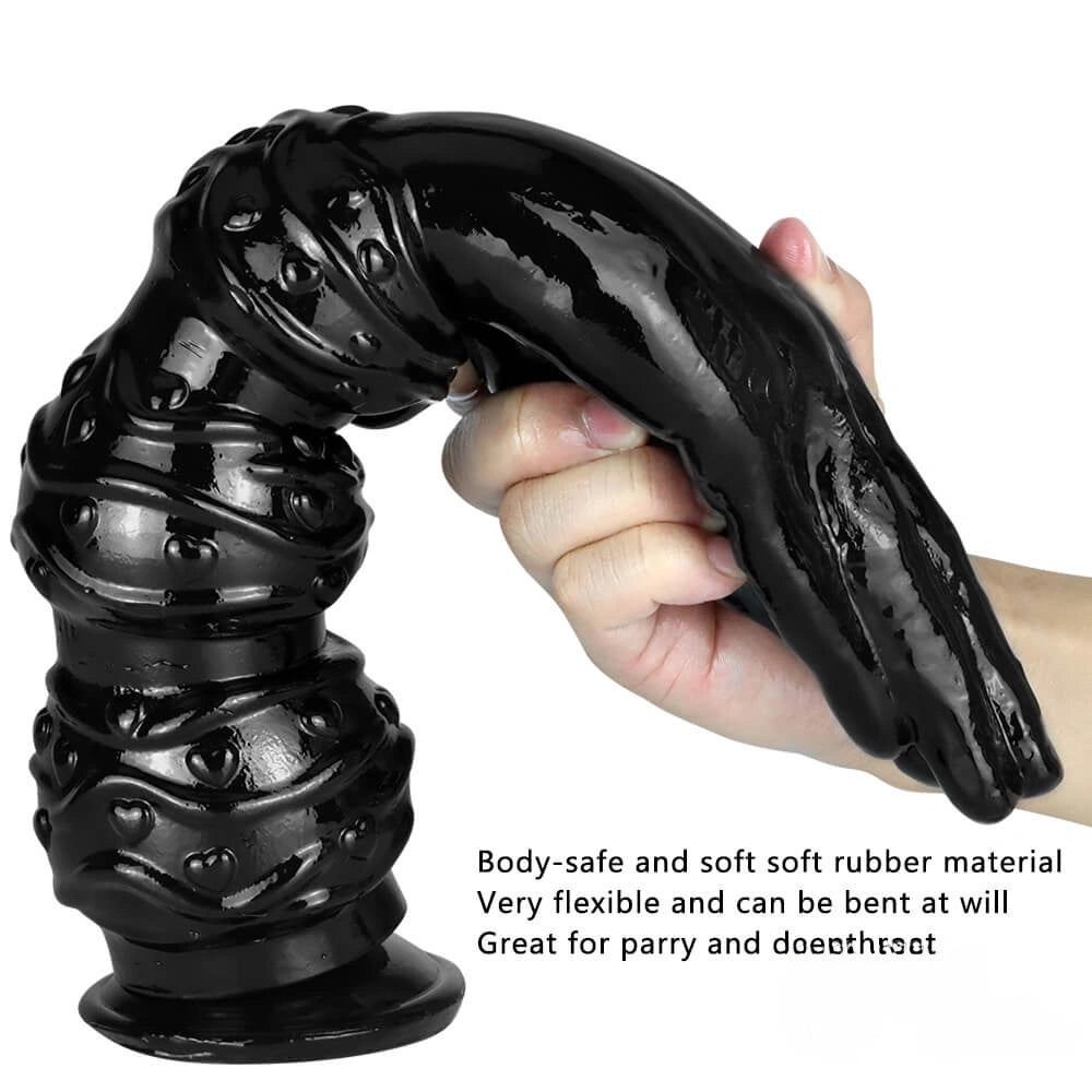 14.17in Real Lifelike Thick Big Black Hands Dildo With Fist For Sex